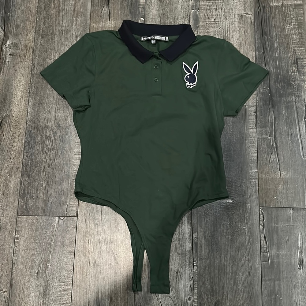MissGuided Playboy bodysuit